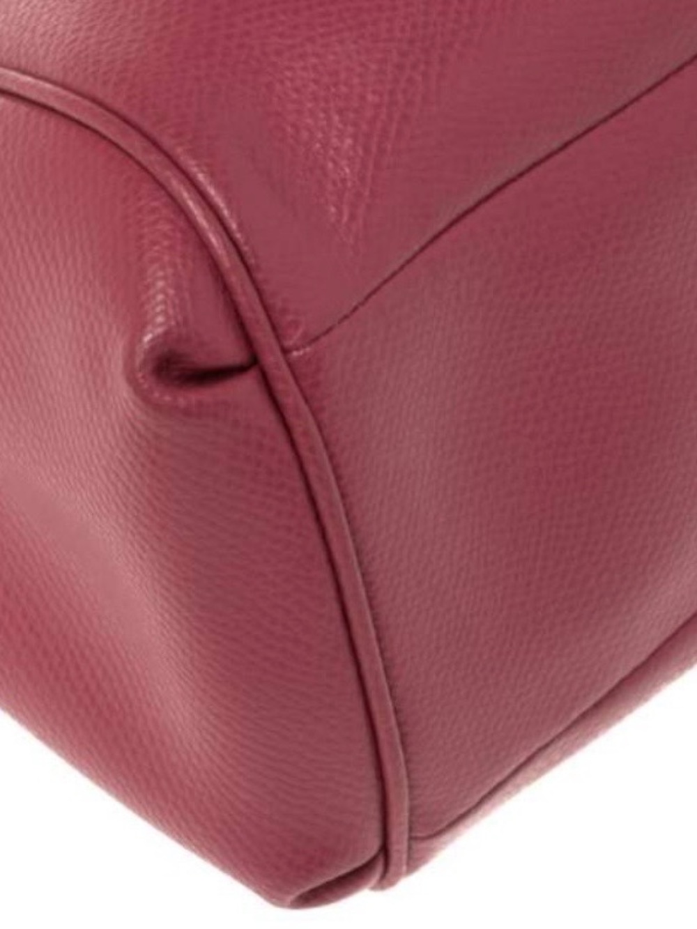 Coach Magenta leather Satchel New with Removable Strap - Picture 9 of 11